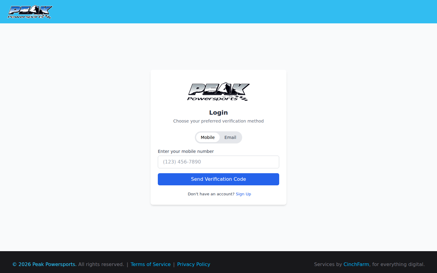 Peak Advantage member dashboard — Welcome back, with service requests, garage, and history at a glance.