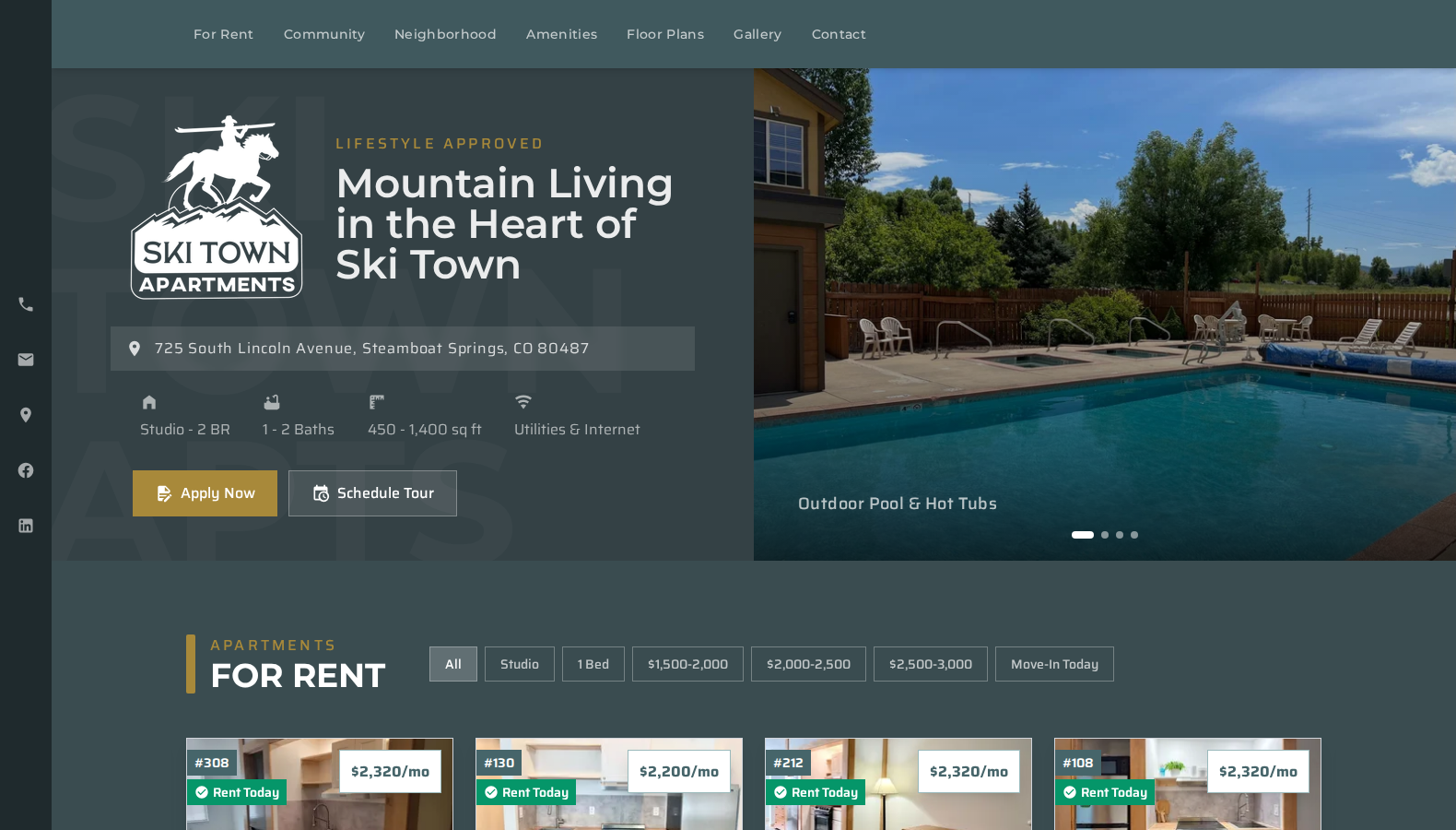 Ski Town Apartments — Mountain Living in the Heart of Ski Town