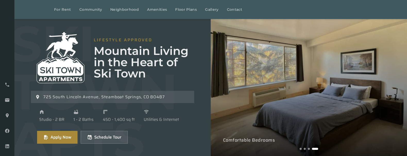 Ski Town Apartments — Mountain Living in the Heart of Ski Town