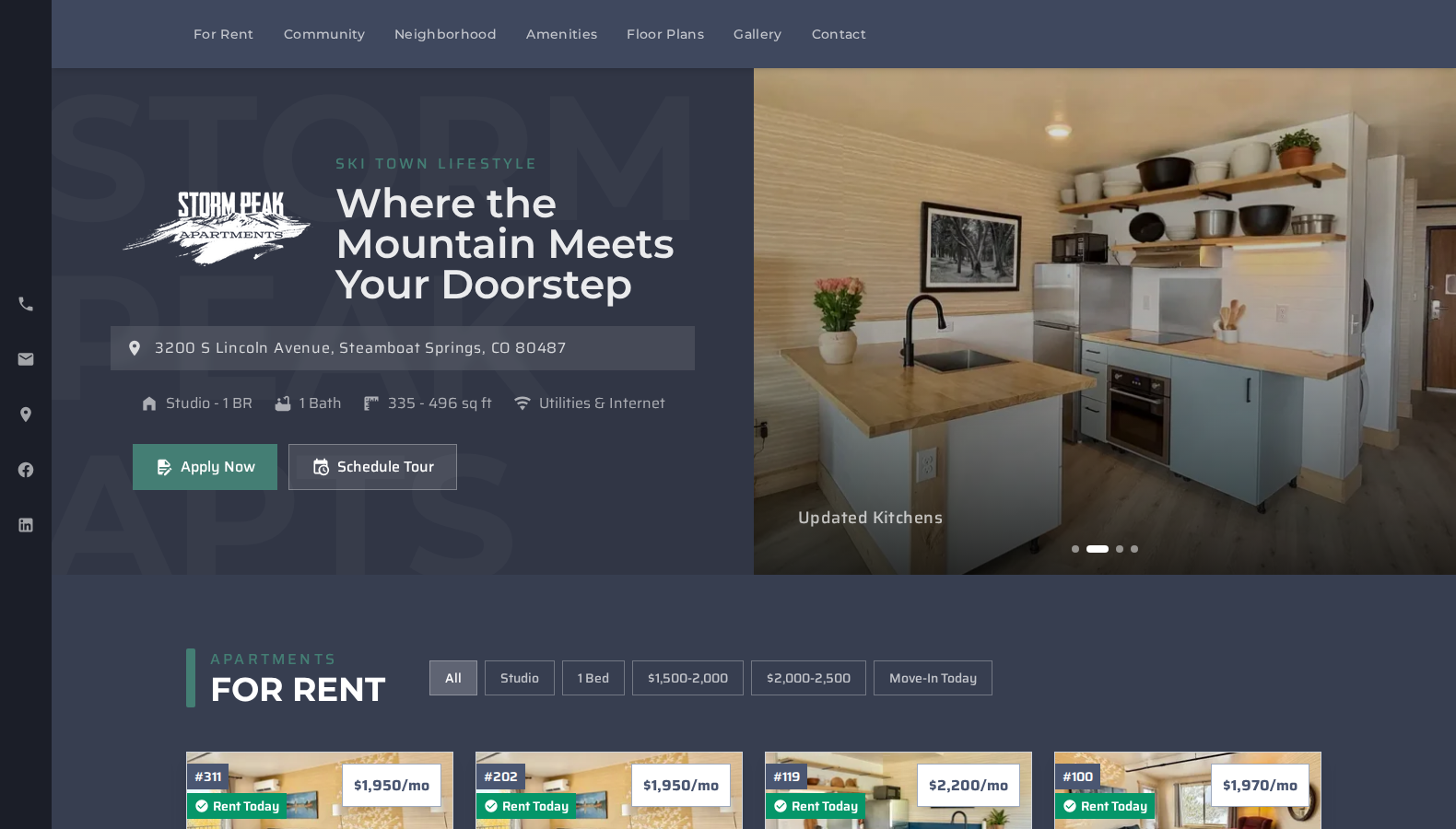 Storm Peak Apartments — Where the Mountain Meets Your Doorstep